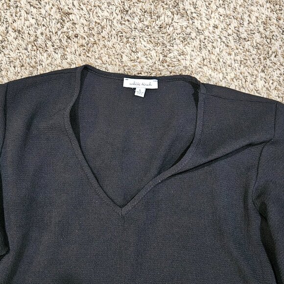 Ladies White Birch Bubble Sleeve Top - L - Picture 6 of 7